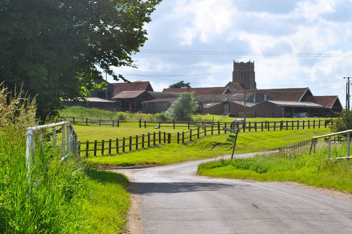 Letheringham lanes Suffolk